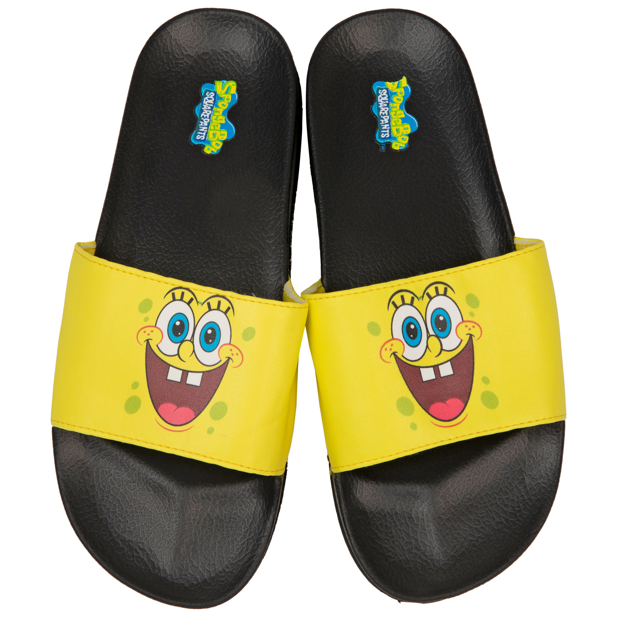 SpongeBob SquarePants Nickelodeon Happy Face Flip Flop Slides